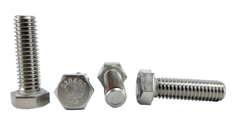 Chenango Supply Stainless 3/8-16 X 1-1/4inches Hex Head Bolts (3/4inches to 5inches Length in Listing), 304 Stainless Steel, 25 Pieces (3/8-16 X 1-1/4 - Image 1